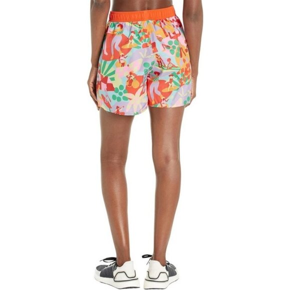 💕ADIDAS x FARM RIO💕 Unitefit Shorts ~ Red Tropical Beach Print Medium M NWT - Picture 7 of 14